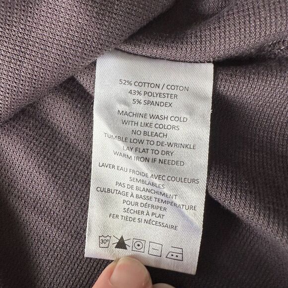 Robert Barakett Plum Long Sleeve Button Up Shirt Size Large Men's Collared - Picture 9 of 9